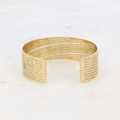 Manchette MARINE striée