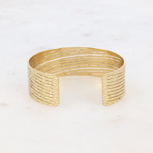 Manchette MARINE striée
