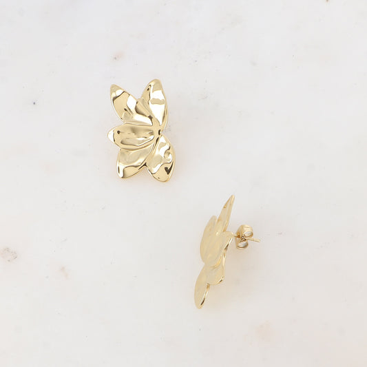 Boucles d'oreilles SIDONA feuillage