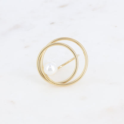 Bague JUSTINE anneau/perle