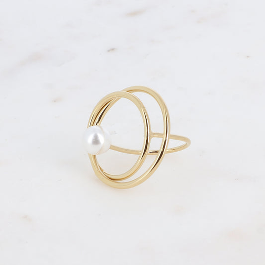 Bague JUSTINE anneau/perle