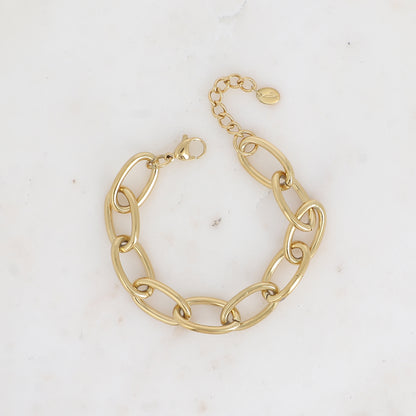 Bracelet DELIE maillon oval