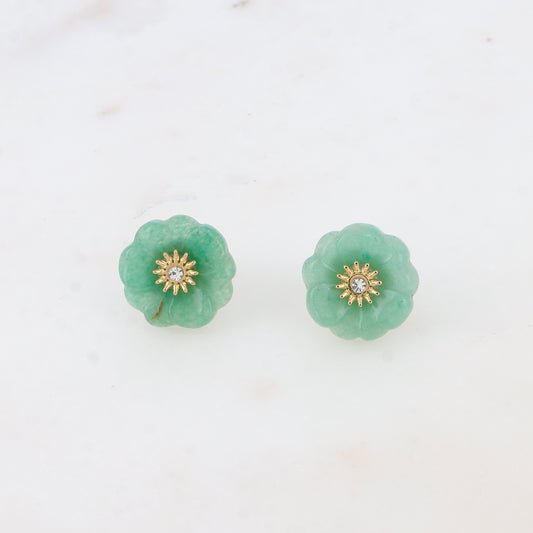 Puces FLEURETTE vertes