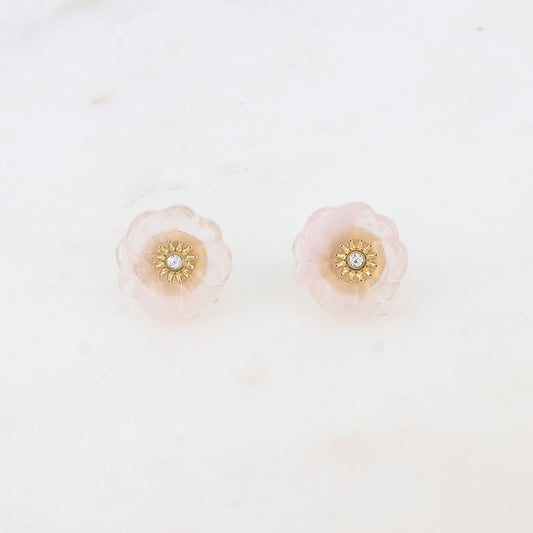 Puces FLEURETTE roses