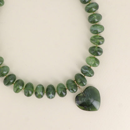 Collier GABRIELLE kaki