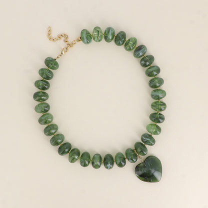 Collier GABRIELLE kaki