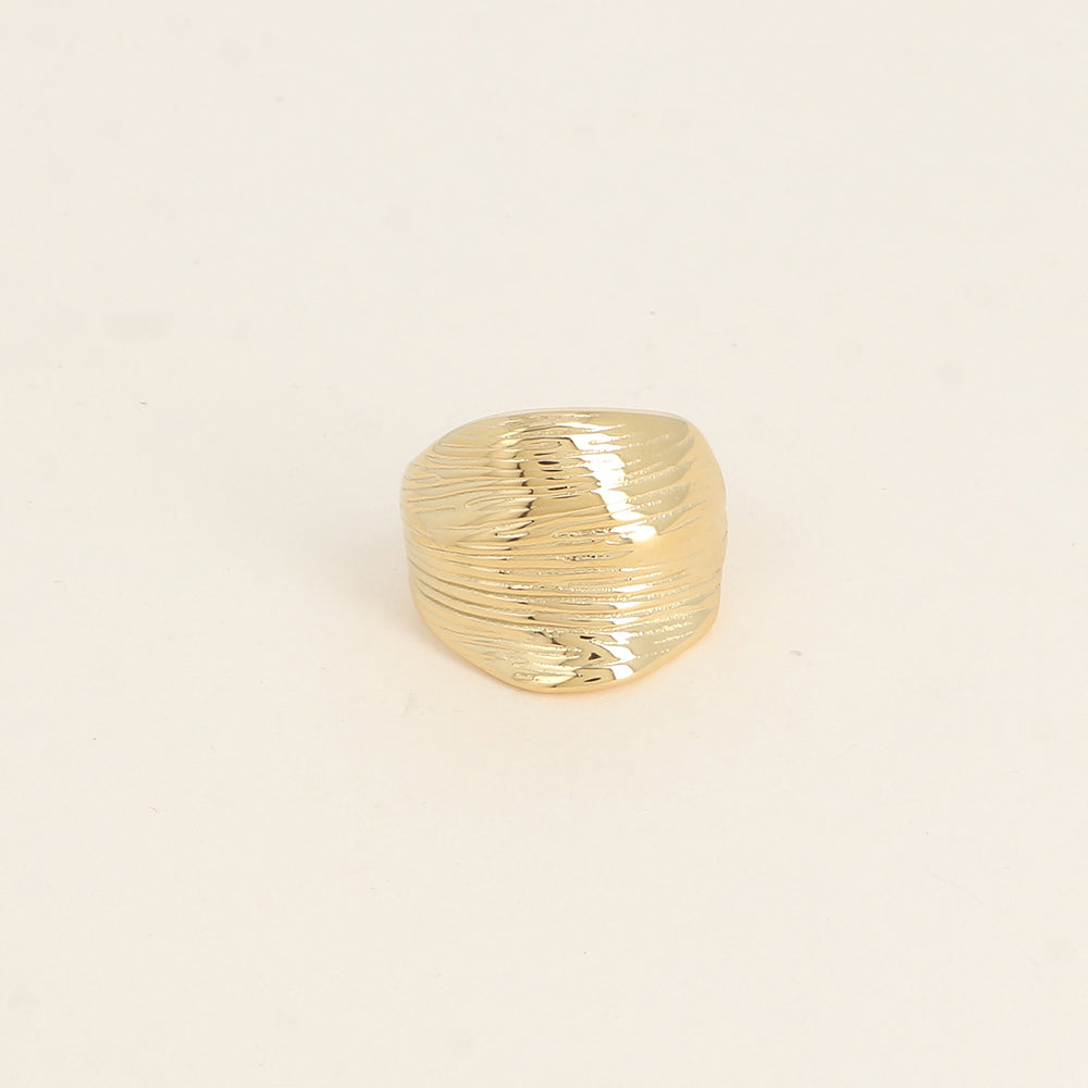 Bague VICTOR large feuille