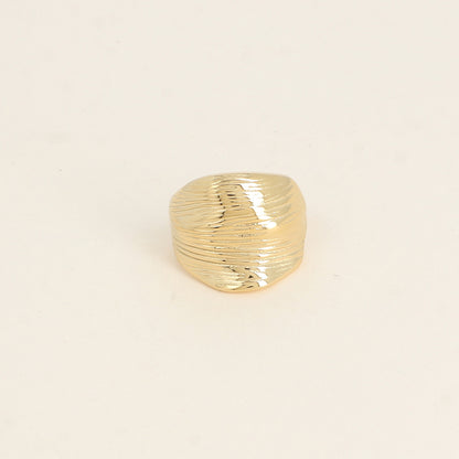 Bague VICTOR large feuille