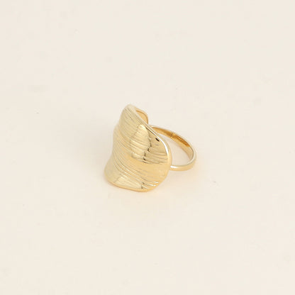 Bague VICTOR large feuille