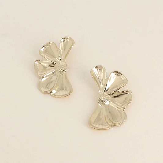 Boucles d'oreilles OSCAR demi marguerite