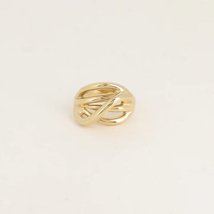 Bague FÉLIX lignes ondulés