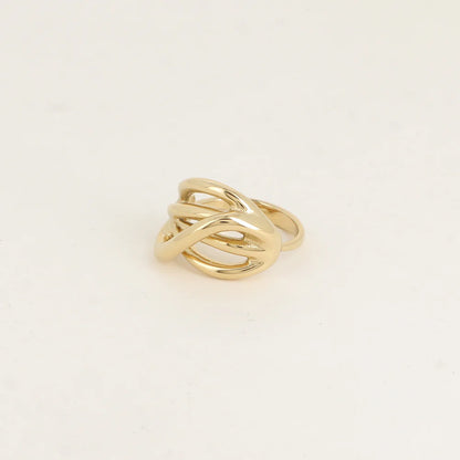 Bague FÉLIX lignes ondulés
