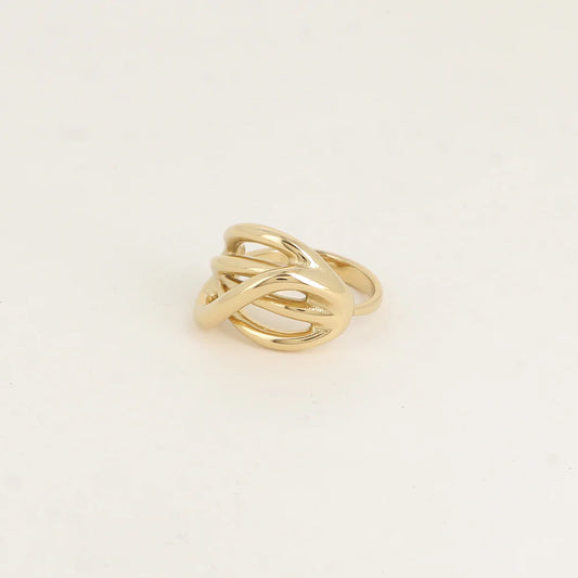 Bague FÉLIX lignes ondulés