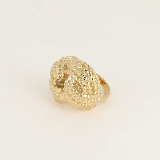 Bague NOÉMIE noeud tressée