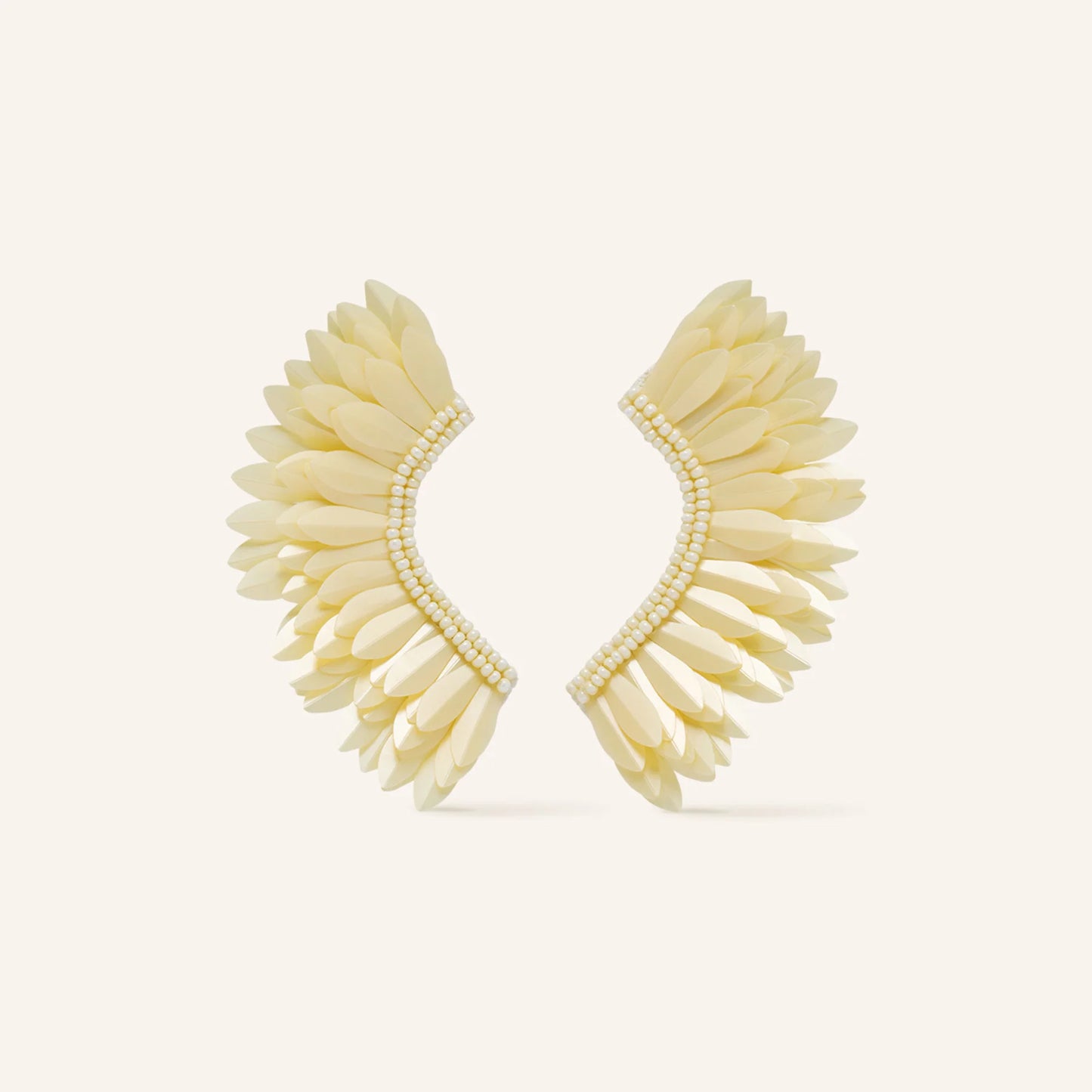Boucles d'oreilles EMY vanille