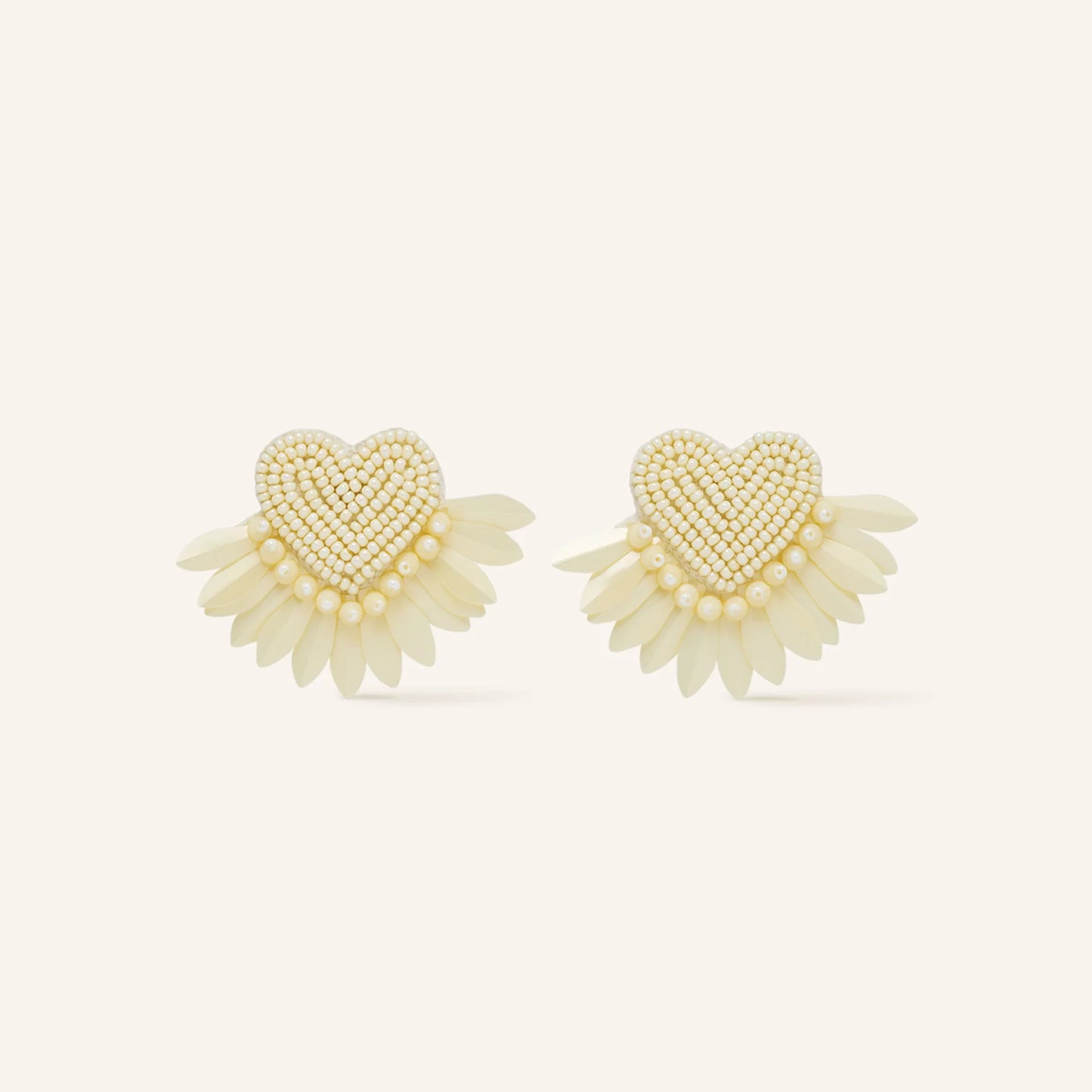 Boucles d'oreilles MINDY vanille