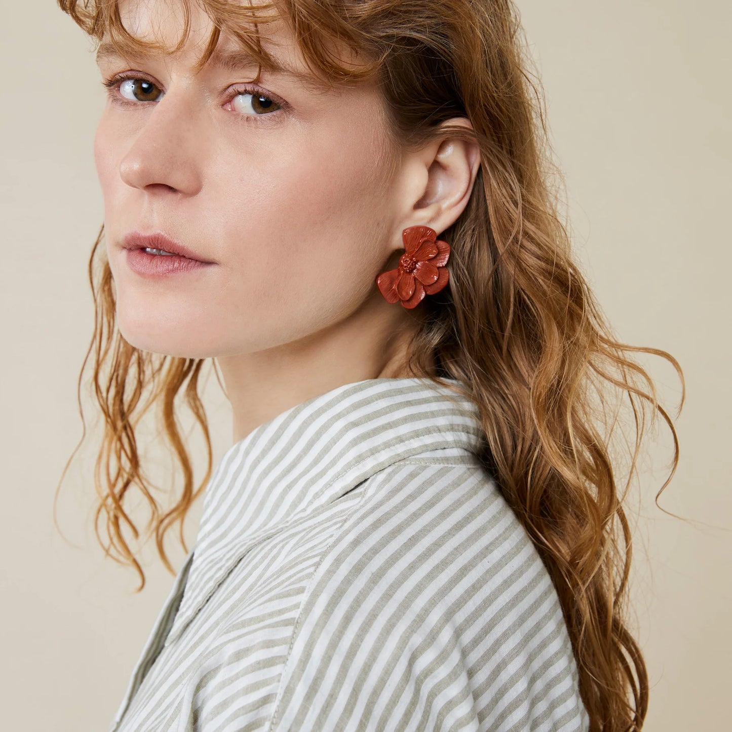 Boucles d'oreilles CLARENCE ginger