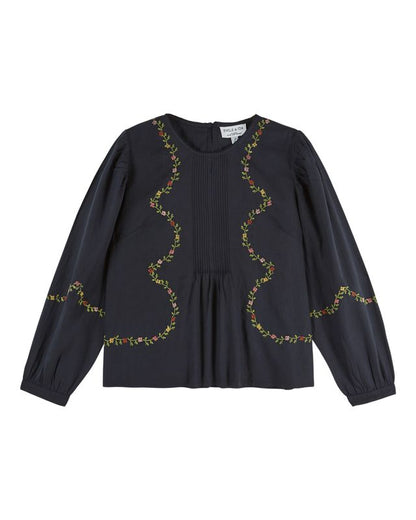 Blouse ESTELLE charbon