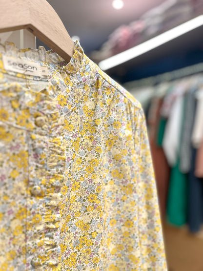 Chemise LOUISE liberty jaune