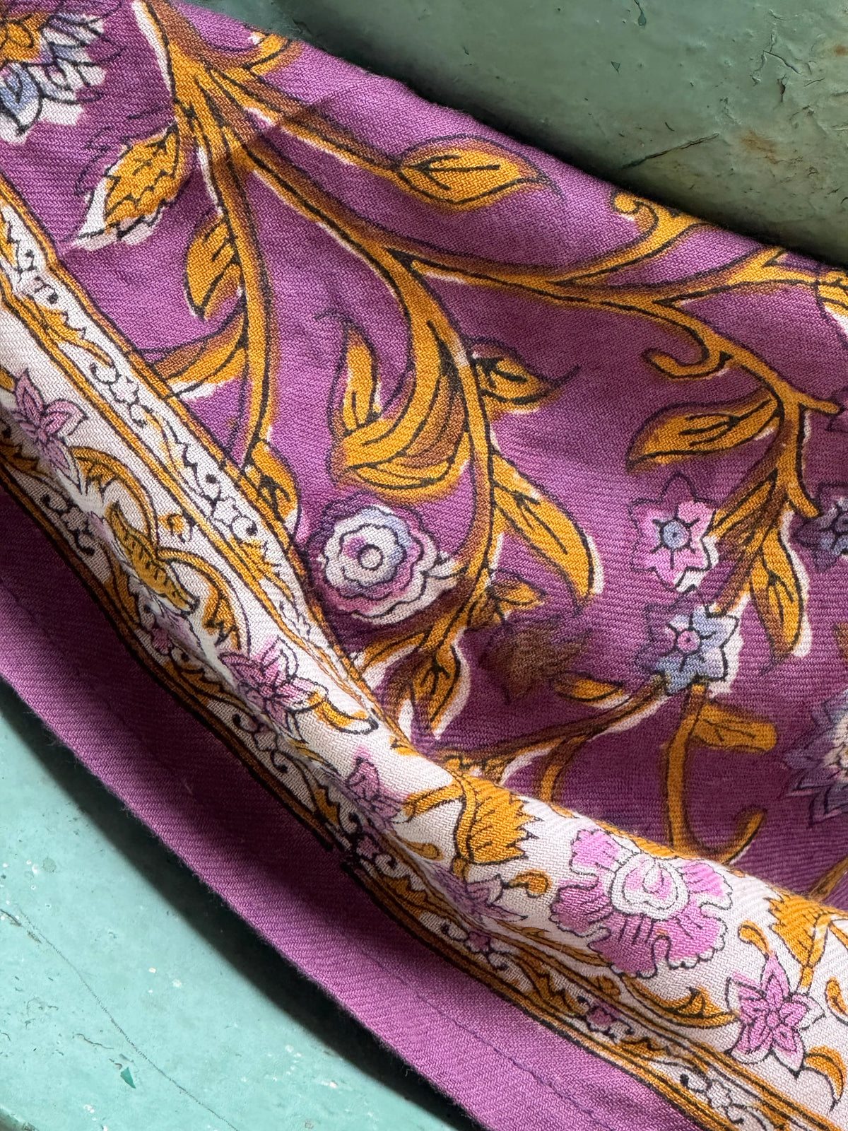 Petit foulard HALICARNASSE prune