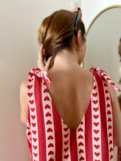 Robe GABRIELLE coeur rouge