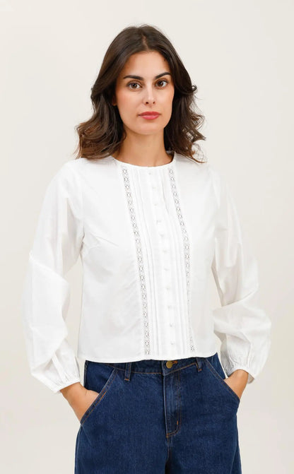 Chemisier JOSÉPHINE blanche