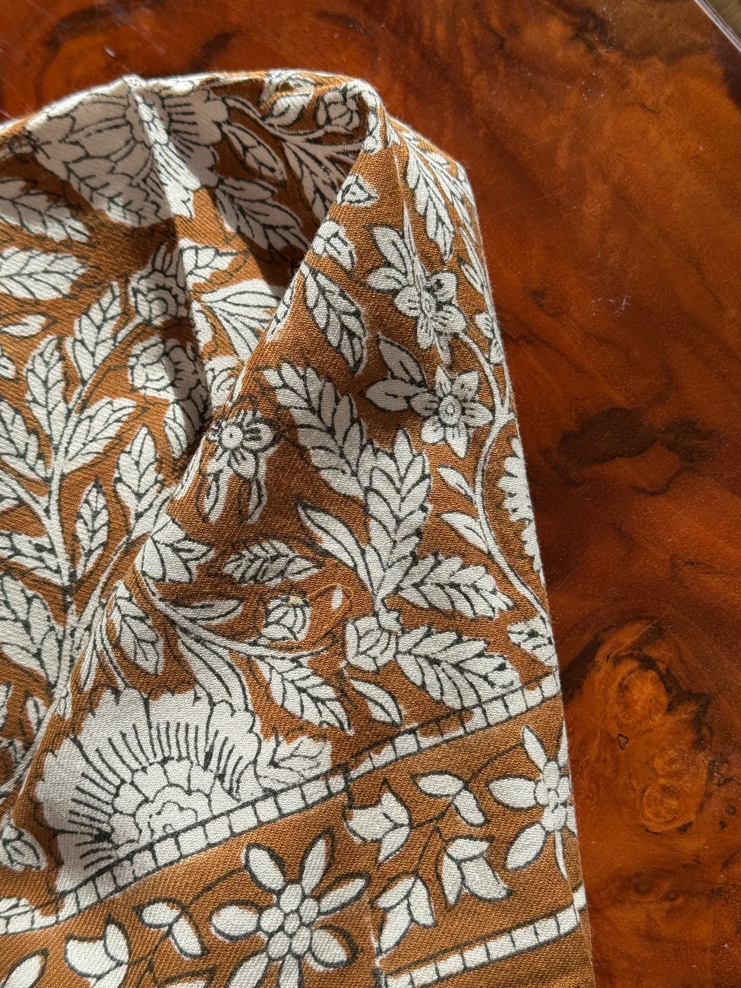 Petit foulard ANTIOCHE havane