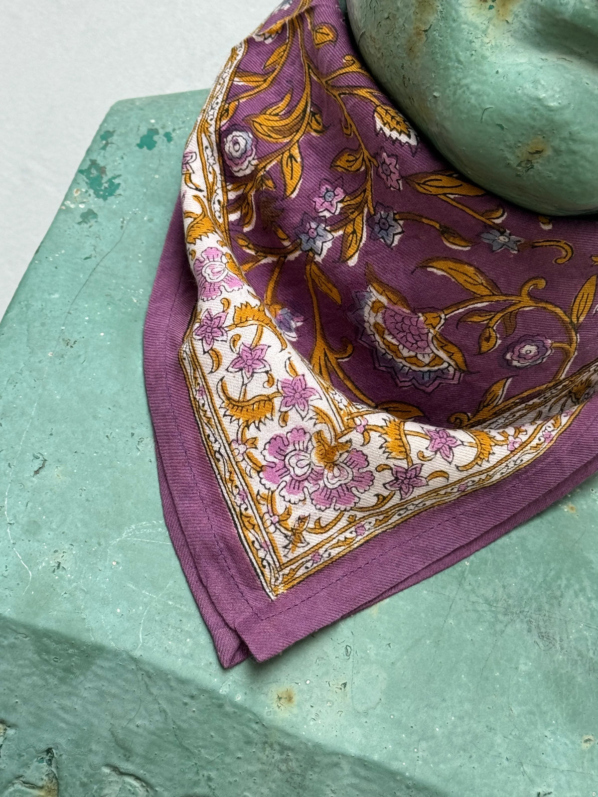 Petit foulard HALICARNASSE prune