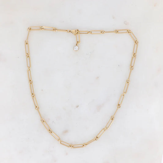 Collier NIX mailles ovales/rondes