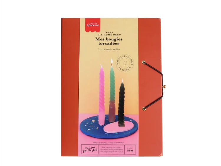 Kit DIY Mes bougies torsadées
