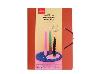 Kit DIY Mes bougies torsadées