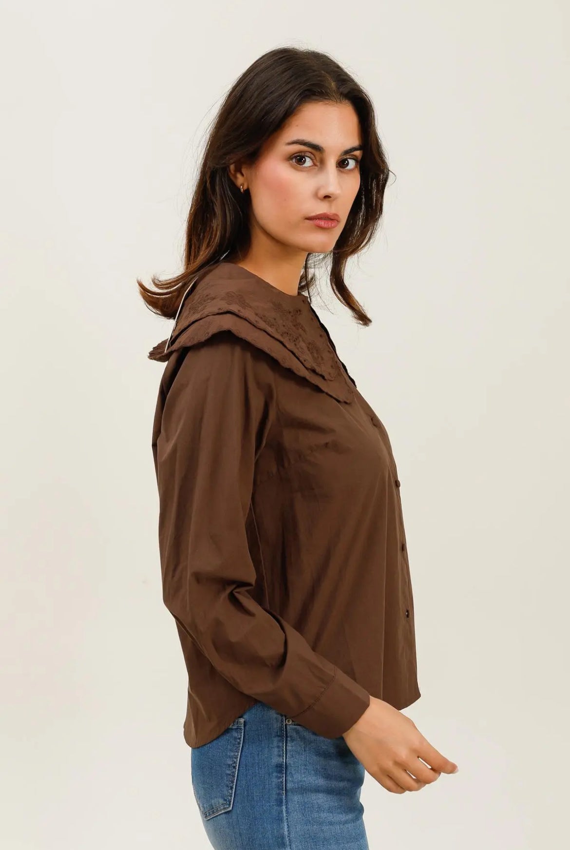 Chemise MONICA chocolat