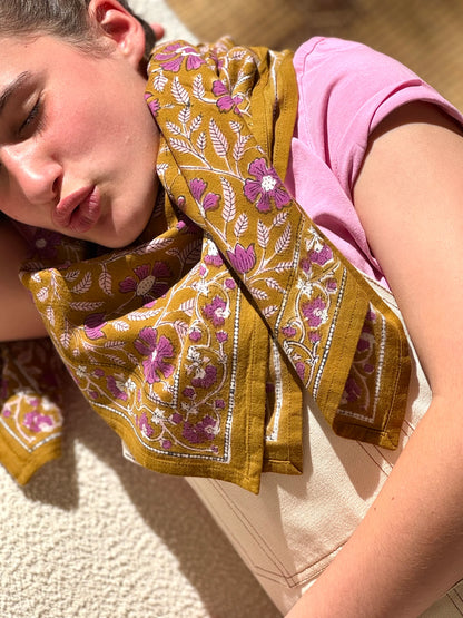 Foulard N°115 caramel