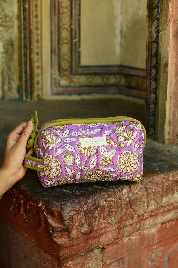 Petite trousse CARTHAGE lilas
