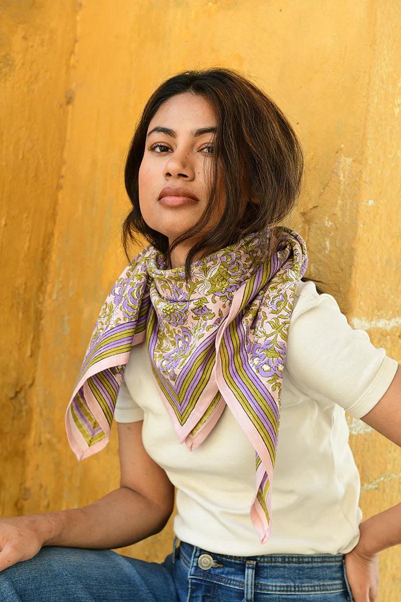 Foulard CONSTANTINE rose