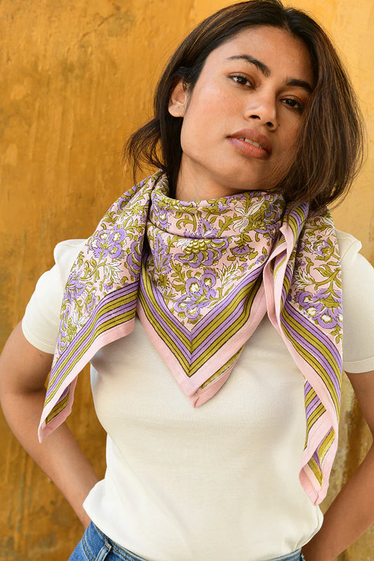 Foulard CONSTANTINE rose