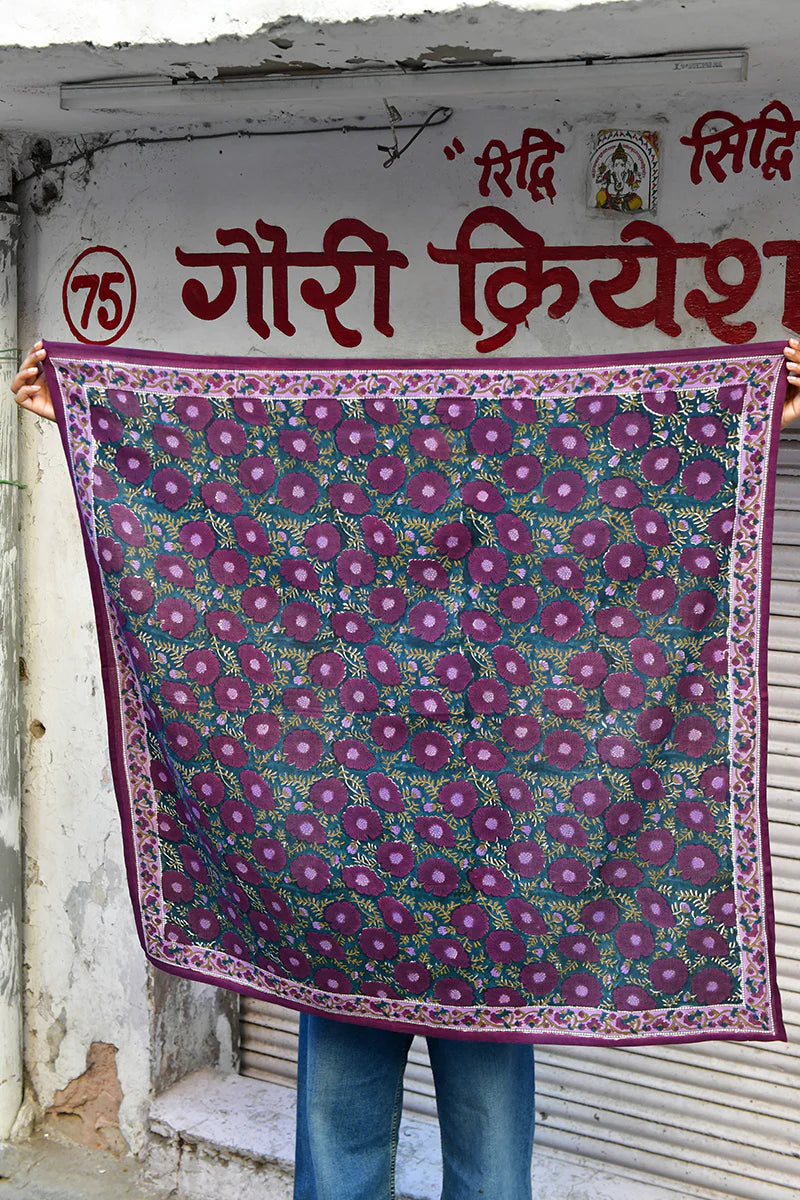 Foulard RAVENNE prune