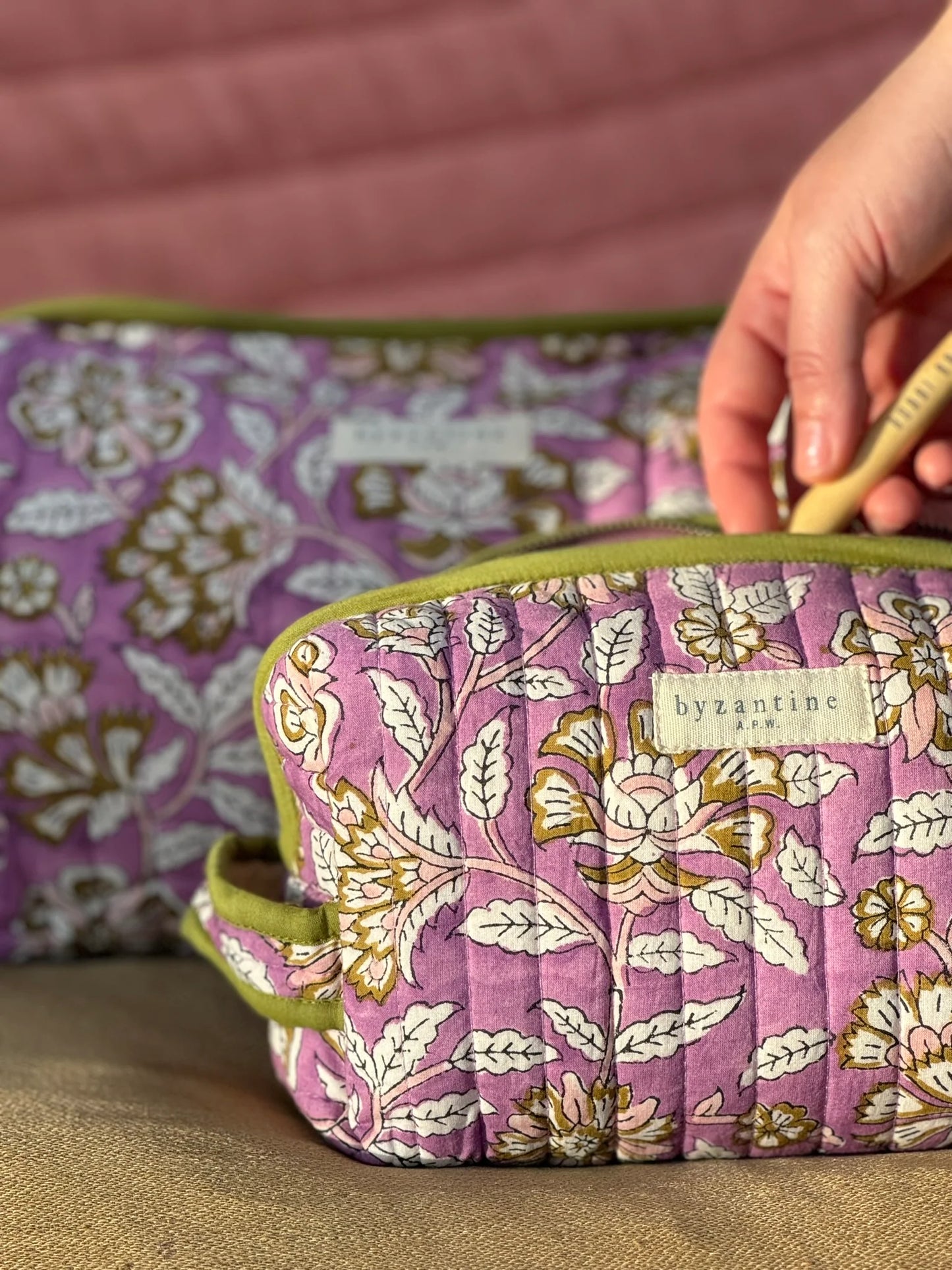 Petite trousse CARTHAGE lilas