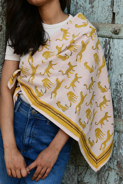 Foulard FAUVE rose