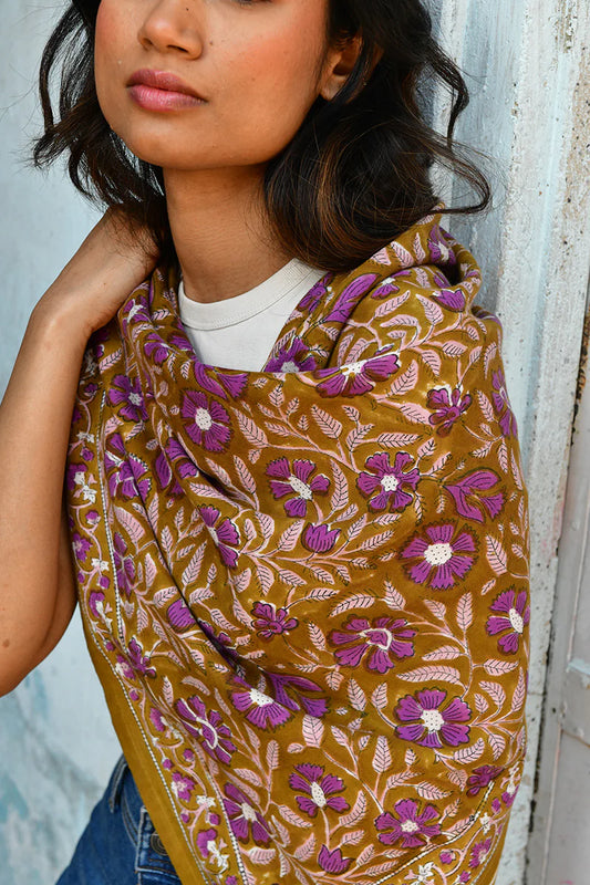 Foulard N°115 caramel