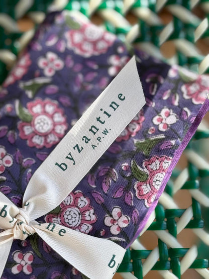 Foulard BOUGAINVILLIERS bleu
