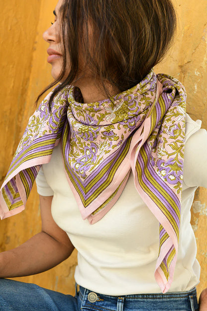 Foulard CONSTANTINE rose