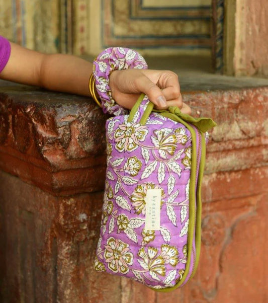 Petite trousse CARTHAGE lilas