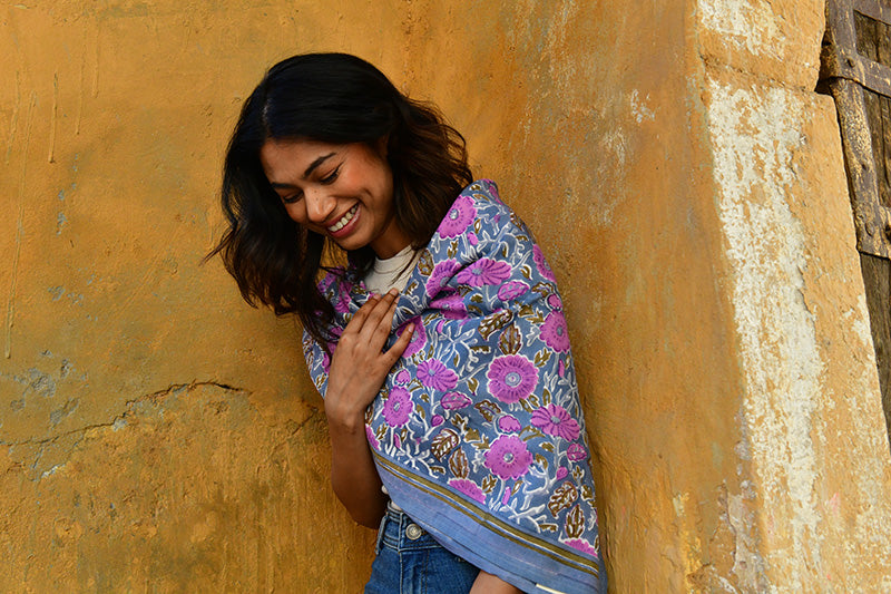 Foulard ANI bleu