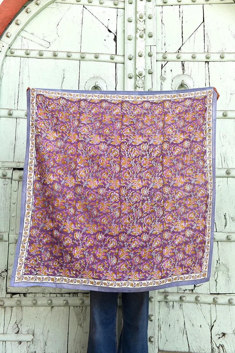 Foulard TOTILA prune