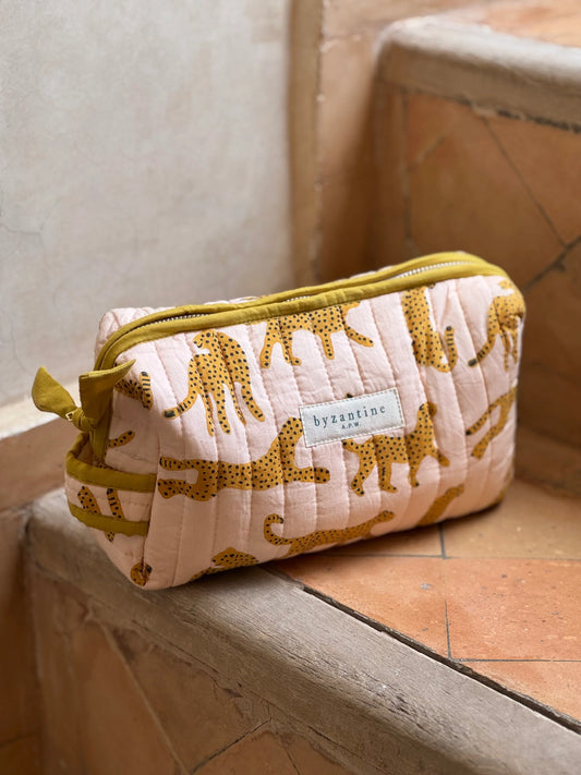 Petite trousse FAUVE rose