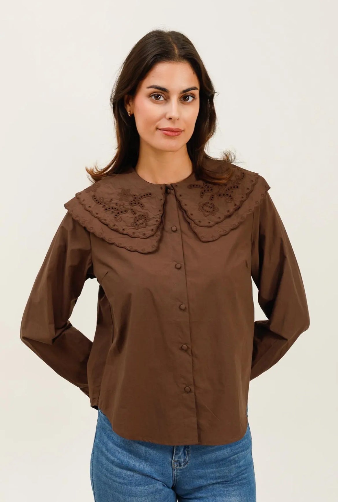 Chemise MONICA chocolat