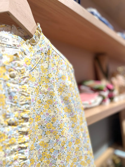 Chemise LOUISE liberty jaune