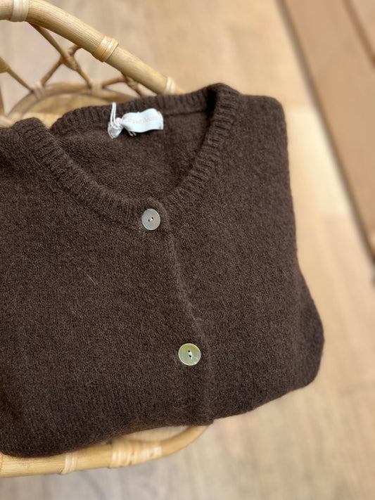 Gilet ROMY chocolat
