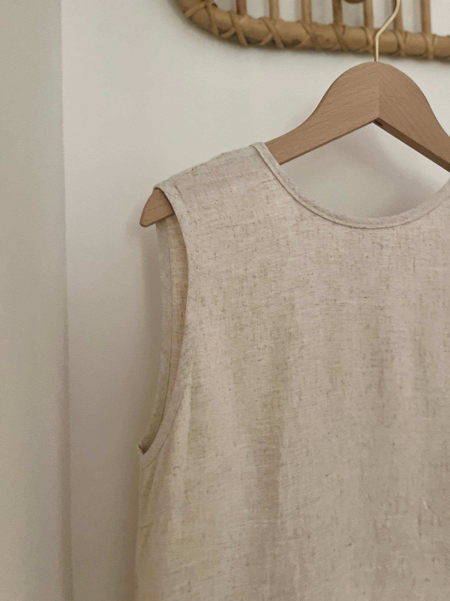 Haut MADELEINE noeud beige